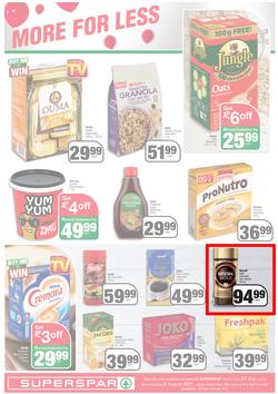 SUPERSPAR EASTERN CAPE : Go Big (27 July - 8 August 2021) Valid In | Bluewater Bay, Amalinda, Knysna, Heather Park, Jeffery's Bay, Rosehill, Protea, Sedgefield, Spandau, page 7