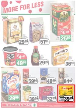 SUPERSPAR EASTERN CAPE : Go Big (27 July - 8 August 2021) Valid In | Bluewater Bay, Amalinda, Knysna, Heather Park, Jeffery's Bay, Rosehill, Protea, Sedgefield, Spandau, page 7