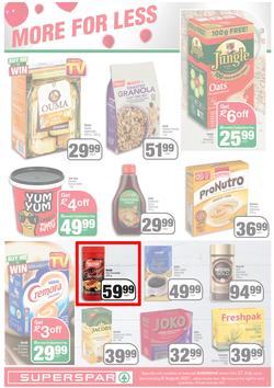 SUPERSPAR EASTERN CAPE : Go Big (27 July - 8 August 2021) Valid In | Bluewater Bay, Amalinda, Knysna, Heather Park, Jeffery's Bay, Rosehill, Protea, Sedgefield, Spandau, page 7