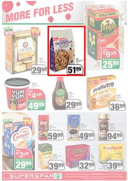 SUPERSPAR EASTERN CAPE : Go Big (27 July - 8 August 2021) Valid In | Bluewater Bay, Amalinda, Knysna, Heather Park, Jeffery's Bay, Rosehill, Protea, Sedgefield, Spandau, page 7