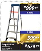 Step Ladder Aluminium 6 Step 30559/31410