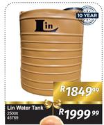 Lin 2500L Water Tank 45769