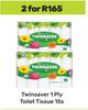 Twinsaver 1 Ply Toilet Tissue-For 2 x 15s