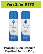 Peaceful Sleep Mosquito Repellent Aerosol-For Any 2 x 150g