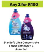 Sta Soft Ultra Concentrate Fabric Softener Assorted-For Any 2 x 1L