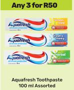 Aquafresh Toothpaste Assorted-For Any 3 x 100ml