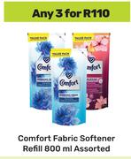 Comfort Fabric Softener Refill Assorted-For Any 3 x 800ml