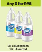 Jik Liquid Bleach Assorted-For 3 x 1.5L