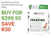 My Wellness Clean Creatine Blood Orange-800g