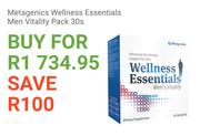 Metagenics Wellness Essentials Men Vitality Pack 30s