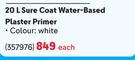 Plascon 20L Sure Coat Water Based Plaster Primer