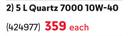 Total 5L Quartz 7000 10W-40