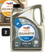 Total 5L Quartz 7000 10W-40