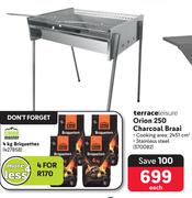 Terrace Leisure Orion 250 Charcoal Braai