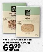 You First Quinoa Or Red & White Quinoa-500g Each