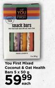 You First Mixed Coconut & Oat Health Bars-5 x 50g