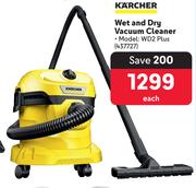 Karcher Wet & Dry Vacuum Cleaner WD2 PLUS-Each