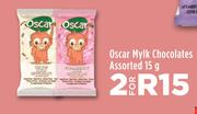 Oscar Mylk Chocolates Assorted-For 2 x 15g