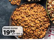 Almonds Assorted-Per 100g