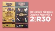 The Chocolate Yogi Vegan Chocolates Assorted-For 2 x 35g