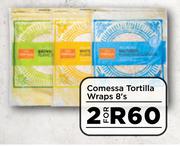 Comessa Tortilla Wraps-For 2 x 8's