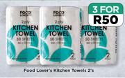 Food Lover's Kitchen Towel's-For 3 x 2's