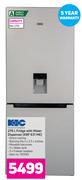 KIC 276L Fridge With Water Dispenser KBF 631 ME