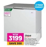 Univa 210L Chest Freezer