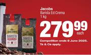 Jacobs Barista Ed Crema-1kg 