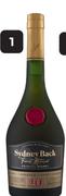 SYDNEY BLACK 10 Year Old Brandy 451327, 451288-1 x 750ml Each