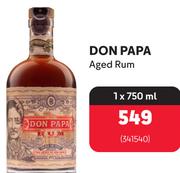DON PAPA Aged Rum 341540-1 x 750ml