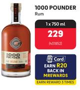 1000 POUNDER Rum 431852-1 x 750ml