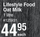 Lifestyle Food Oat Milk-1L Each