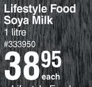 Lifestyle Food Soya Milk-1L Each