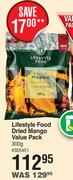 Lifestyle Food Dried Mango Value Pack-300g