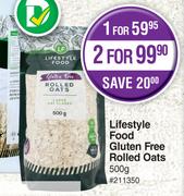 Lifestyle Food Gluten Free Rolled Oats-500g