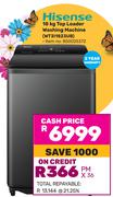 Hisense 18Kg Top Loader Washing Machine WT3I1823UB