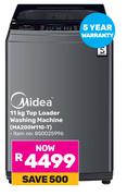 Midea 11Kg Top Loader Washing Machine MA200W110-T