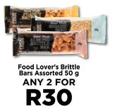 Food Lover's Brittle Bars Assorted-For Any 2 x 50g