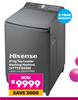 Hisense 21Kg Top Loader Washing Machine WT7T2125DB