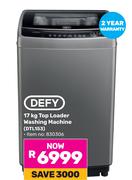 Defy 17Kg Top Loader Washing Machine DTL153