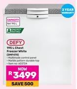 0Defy 195L Chest Freezer White DMF470