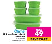 Otima 12 Piece Snap It Food Saver Set