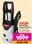Ryobi 1600W High Pressure Washer