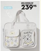Grey Winnie The Pooh Backpack