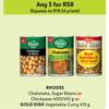 Rhodes Chakalaka, Sugar Beans Or Chickpeas 400g/410g Or Gold Dish Vegetable Curry 415g-For Any 3