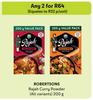 Robertsons Rajah Curry Powder (All Variants)-For Any 2 x 200g