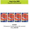 Econo Pilchards In Tomato Sauce (All Variants)-For Any 4 x 410g