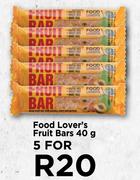 Food Lover's Fruit Bars-For 5 x 40g