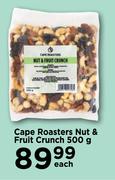 Cape Roasters Nut & Fruit Crunch-500g Each